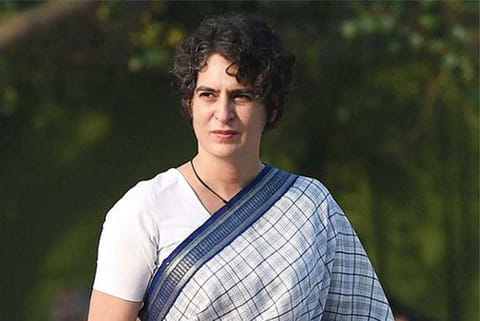 Congress leader Priyanka Gandhi