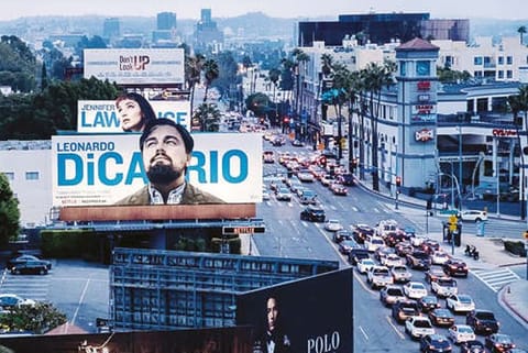 Netflix's Recent film 'Don't Look Up' hoardings hung up around the city (File Photo)