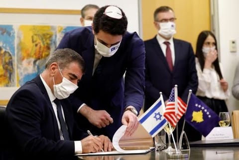 Israel and Kosovo establish diplomatic relations in virtual ceremony