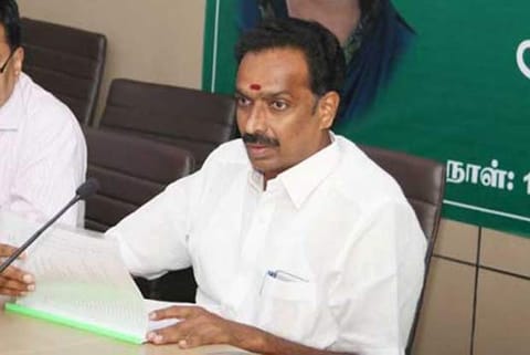 Transport Minister MR Vijayabhaskar