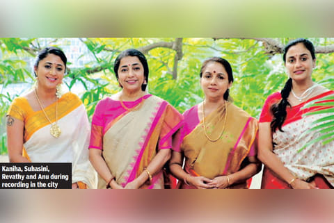 Suhasini collaborates with eight artistes to bring out a music video