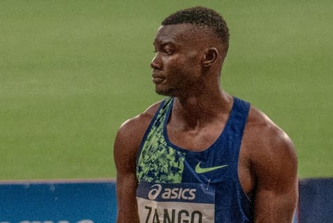 Burkina Faso's Zango breaks world indoor triple jump record