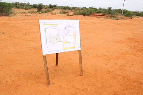 A view of AIIMS hospital construction site at K Pudupatti village, Thiruparankundram taluk, Madurai