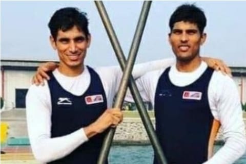 Arjun Lal Jat and Arvind Singh (Credit: ANI)