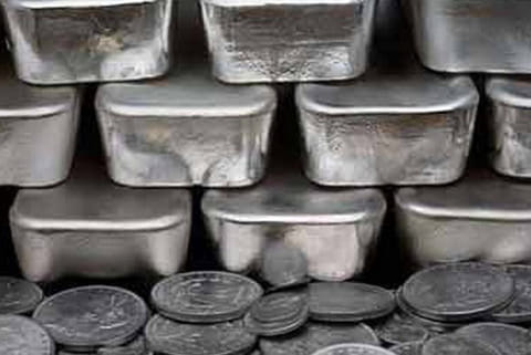 Silver futures rise on spot demand