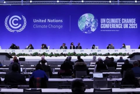 COP26 President Alok Sharma chairs the UN Climate Change Conference in Glasgow (Credit: Reuters)