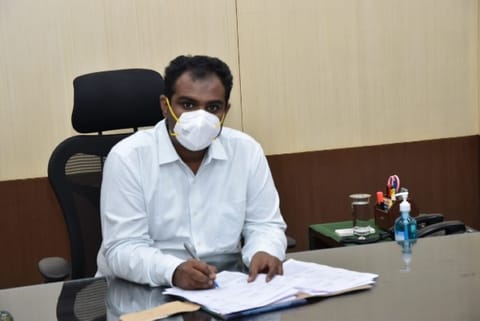 Collector S Aneesh Sekhar (Image source: Twitter)