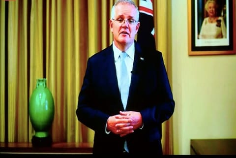 Australian PM Scott Morrison Source: Twitter/@blrtechsummit