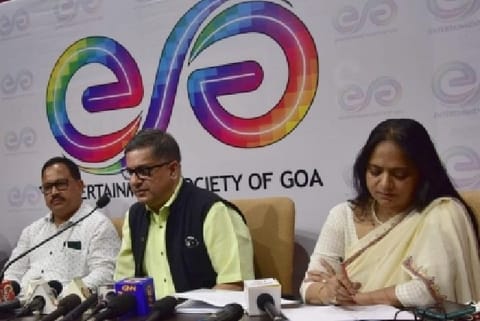 The press conference.