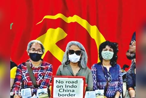 Did NGO file plea on roads along Indo-China border?