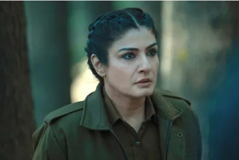 Raveen Tandon from Aranyak