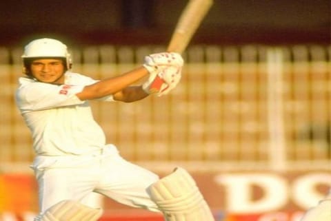 16 year old Sachin Tendulkar become the youngest player to score fifty in 1989 (Image source: ANI)