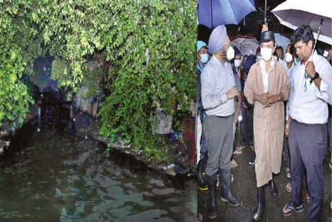 CM MK Stalin visited flood affected areas in the city, including T Nagar and Thiru Vi Ka Nagar