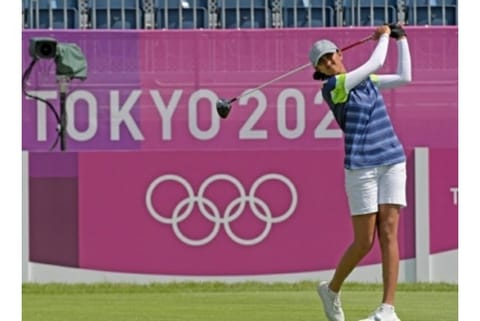 Golfer Aditi Ashok (Image Courtesy: IANS)