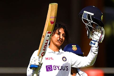 Smriti Mandhana (Image Courtesy: Twitter/ @BCCIWomen)