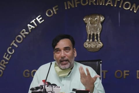 Delhi Environment Minister Gopal Rai (Source: IANS)