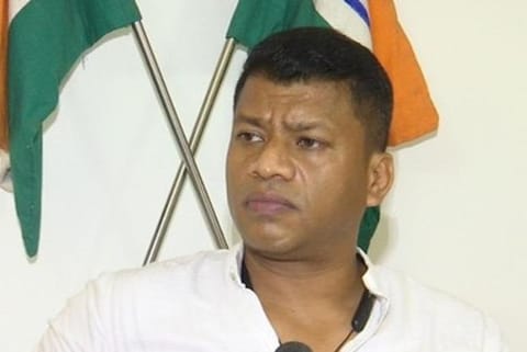 OPCC working president Pradeep Majhi (Image credit: ANI)