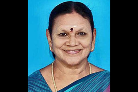 Former AIADMK Minister V Saroja (File Photo)