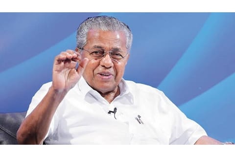 Kerala Chief Minister Pinarayi Vijayan