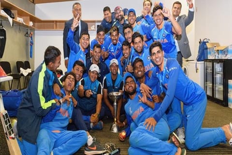 India 2018 U19 team (Image Credit:ANI)