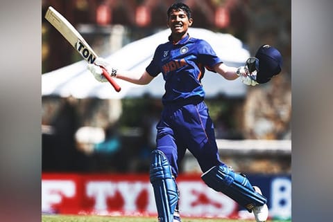 U-19 Indian cricket team captain Yash Dhull (Image Courtesy: ANI)