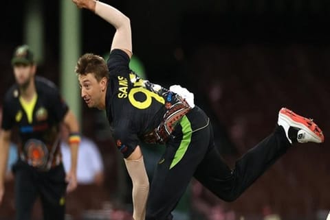 Cricketer Daniel Sams (Image Credit: ANI)
