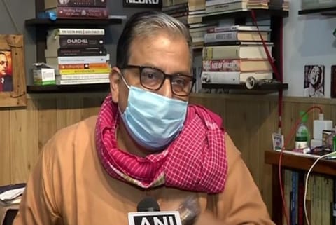 RJD MP Manoj Jha (Image credit: ANI)