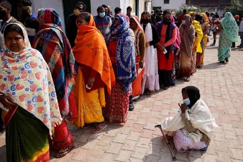 58 constituencies elections are underway (Credit: Reuters)