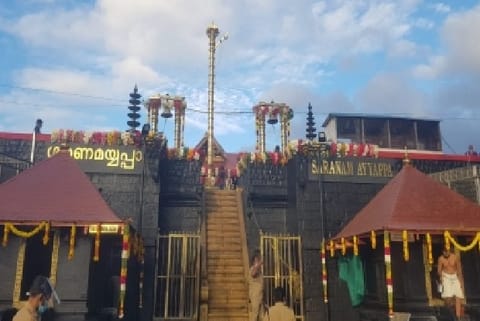 According to the rules of the temple, women aged between 10 to 50 years are barred entry
