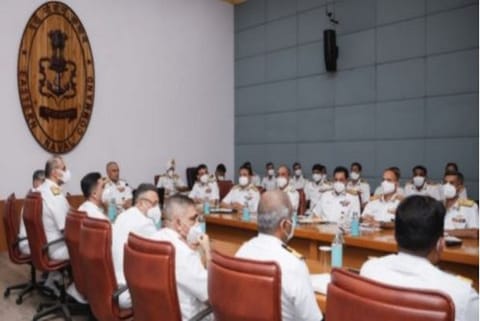 Chief of Naval Staff reviews preparations of President's Fleet Review (Photo/PIB)