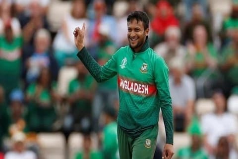 Bangladesh all-rounder Shakib Al Hasan (Image Courtesy: ANI)