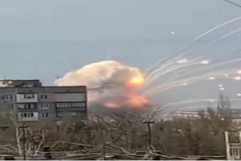 Explosions in Central Kiev (Source: IANS)