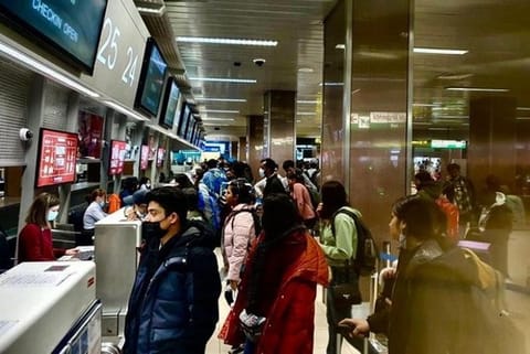 Flight carrying 249 stranded Indians departs from Bucharest for Delhi (Source: ANI)