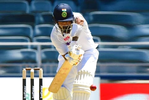 India 202 all out in 63.1 overs vs South Africa (Credit: Twitter/@BCCI)