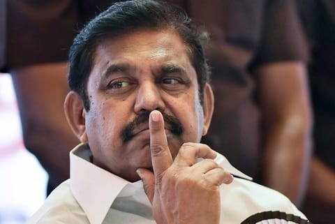 Former Tamil Nadu CM Edappadi K Palaniswami