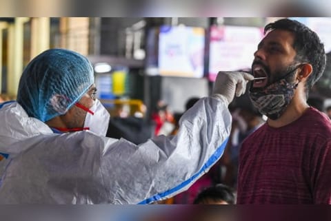 Centre has urged nine states and union territories to ramp up Covid testing (Image credit: AFP)
