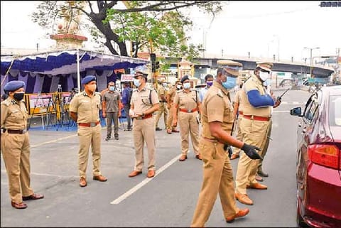 Chennai police also booked 5,223 people for violating lockdown norms on Thursday