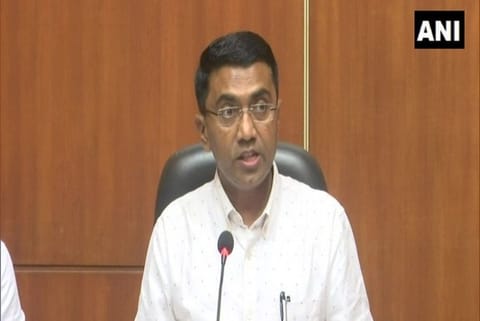 Goa Chief Minister Pramod Sawant (Image credit: ANI)