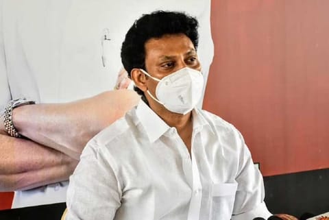 Minister for School Education Anbil Mahesh Poyyamozhi