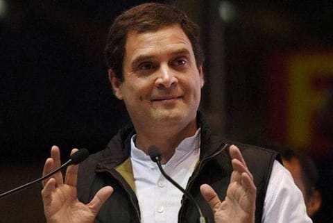 Congress leader Rahul Gandhi