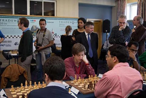 Viswanathan Anand plays Benjamin Gledura in Gibraltar