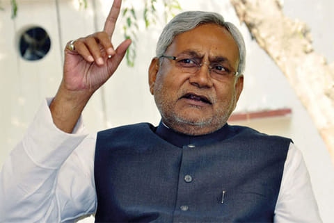 Bihar Chief Minister Nitish Kumar
