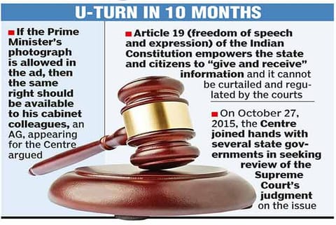 SC lifts bar on CM, Minister pictures in government ads