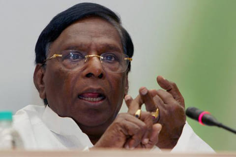 AICC general secretary and former union minister V Narayanasamy
