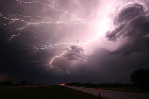 Representative image of lightning