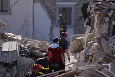 Volunteers join rescue and emergency services personnel during search and rescue operations