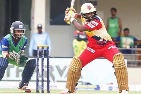 Opener KH Gopinath during his knock of 43 for Chepauk Super Gillies (Photo: John Kennedy)