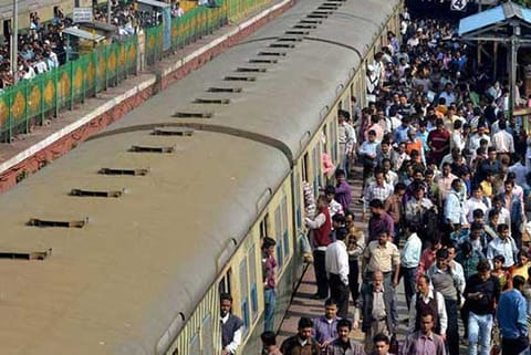 Suburban train 