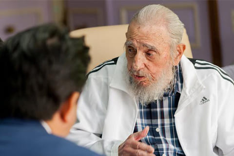 Cuba's former President Fidel Castro in Havana, Cuba, September 22, 2016