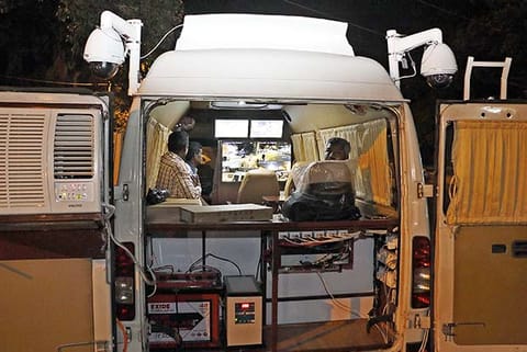 The Mobile CCTV Monitoring Unit dedicated to Coimbatore city police